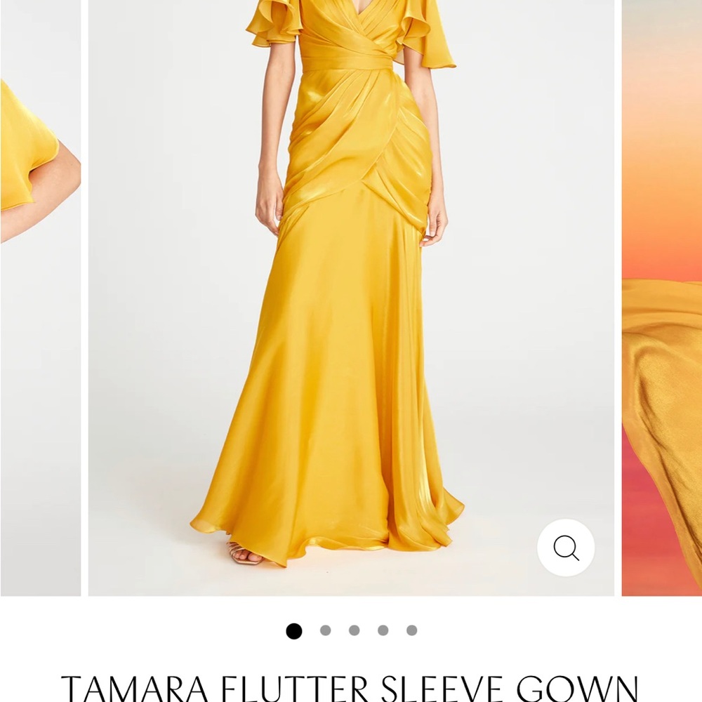 THEIA designer gown, material is beautiful. Dress is a size 10.